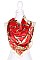 Pack of 12 (pieces) Assorted Feel Square Satin Scarves FMSFS163
