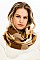 Pack of 12 Pcs Assorted Color Plaid Pattern Infinity Scarves