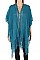 Pack of 12 pieces Elegant Fringe Poncho FM-AV255