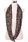 A Dozen Leopard Print Infinity Scarves
