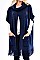 Fringe Poncho with Pockets FM-FTZWSF227