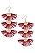 Pack of 12 (pieces) Assorted Tassel Dangle Earring FMERG8554