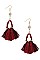 Pack of 12 (pieces) Assorted Tassel Dangle Earring FMERG8555