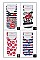 Pack of (12 Pieces) Assorted Paris Inspired Socks  FM-ASK2135