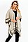 HALF A DOZEN DETAILED STRIPE PONCHO