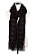 Pack of (12 Pieces ) Assorted Color Stylish Fringe Scarves FM-KCF002