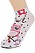 Pack of (12 Pieces) Assorted Owl Print Socks FM-ASK2133