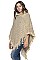 Fashionable Fringe Hooded Poncho FM-KC1072