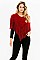 Pack of 12 Button Accent Fringe Poncho