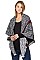 Multi Tone Striped Oversized Blanket Scarf FM-AS221
