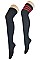 Pack of (12 Pieces)  Trendy Over the Knee High Socks FM-MD09