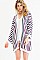 PACK OF 6 Comfy Striped Pattern Kimono