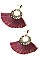 Pack of 12 (pieces) Assorted Tassel Dangle Earring FMANE4414