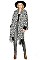 LEOPARD PRINT TASSEL PONCHO