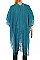 Pack of 12 pieces Elegant Fringe Poncho FM-AV255