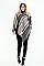 FRINGED TRIBAL PONCHO