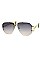 Pack of 12 Pieces Iconic Metal Bar Aviator Sunglasses LA113-POP8354