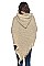 Fashionable Fringe Hooded Poncho FM-KC1072