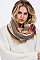 PACK OF 5 ASSORTED PLAID SCARVES