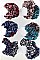 Pack of 12 (pieces) Assorted 2-pc Paisley Scrunchie Sets FMH327