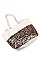Chic Glitter Accent Leopard Shoulder Bag FM-ABG483