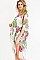 Stylish Palm Print Tassel Kimono FM-KSF213