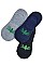 Pack of (12 Pieces) Marijuana Leaf Non-Slip Noshow Socks FM-GM147