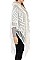 Fashionable Faux Fur Collar Fringe Vest FM-AV232