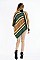 FRINGED TRIBAL PONCHO