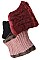 Pack of (12 Pieces) Stylish Faux Fur Wrap Elastic Scarves FM-AT228