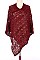 Pack of 12 pieces Elegant design Mesh Poncho FM-AV236DC