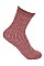 Pack of (12 Pieces) Assorted Glitter Accent Fashion Socks FM-JCL70015