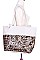 Chic Glitter Accent Leopard Shoulder Bag FM-ABG483