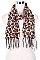 PACK OF 12PCS ASSORTED LEOPARD SCARVES