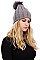 Pack of 12 (pieces) Assorted Pom Pom Crochet Beanies