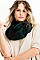 Pack of 12 Pcs Assorted Color Multi-Tone Infinity Scarves
