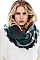 PACK OF 5 ASSORTED PLAID SCARVES