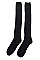 Pack of (12 Pieces)  Trendy Over the Knee High Socks FM-MD09