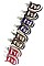 Pack of (12pcs) Assorted Shearing Reindeer Inspired Indoor Shoe FM-SL0165