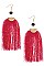 Pack of 12 (pieces) Assorted Tassel Dangle Earring FMERG8558