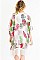Stylish Palm Print Tassel Kimono FM-KSF213