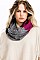 Pack of 12 Pcs Assorted Color Multi-Tone Infinity Scarves