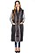 Elegant Soft Fur Collar Longline Vest