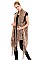 Pack of 6 pieces Fringe Knitted Longline Vest FM-WSF197