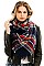 Pack of 12 Plaid Oversized Square Blanket Scarves