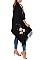 Elegant Fancy Poncho with Tassel FM-AV316