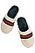 Pack of 12 Trendy Stripe Indoor Slippers Assorted Color