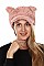 Pack of 12 (pieces) Assorted Soft Fur Cat Ear Hat FM-HT490