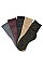 Pack of (12 Pieces) Assorted Metallic Stitch Fashion Socks EWB012