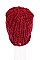 Pack of 12 (pieces) Assorted Fashionable Chunky Beanies